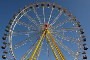 Riesenrad auf dem Zwiebelmarkt